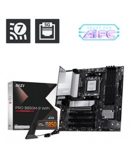 MSI PRO B850M-P WIFI AMD B850 Protsessoripesa AM5 Mikro ATX