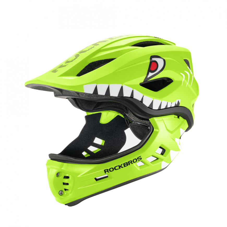 Rockbros TT-32004 Shark Children's Bike Helmet with Detachable J