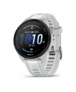 Garmin Forerunner 165 Music 3,05 cm (1.2") AMOLED 43 mm Цифровой 390 x 390 пикселей Сенсорный экран Серый GPS (спутниковый)