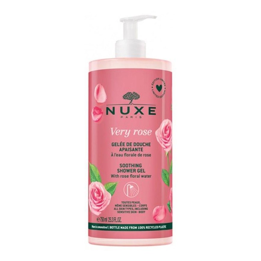 Nuxe Very Rose raminanti dušo želė 750 ml