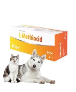 VetFood L-Methiocid atbalsta urīnceļu sistēmu suņiem un kaķiem 120 kapsulu