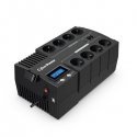 CyberPower BR700ELCD-FR katkematu toiteallikas (UPS) Line-Interactive 700 VA 420 W 8 vahelduvvoolu pistikupesa CyberPower BR700ELCD-FR katkematu toiteallikas (UPS) Line-Interactive 700 VA 420 W 8 vahelduvvoolu pistikupesa