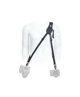 Camera Strap - BlackRapid Hybrid-X - Extra Comfort - Adjustable Quick-Release - Black