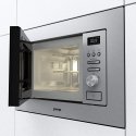 Gorenje BMI201AG1X Nerūdijančiojo plieno Kombinuota mikrobangų krosnelė Įmontuoti 20 L 800 W