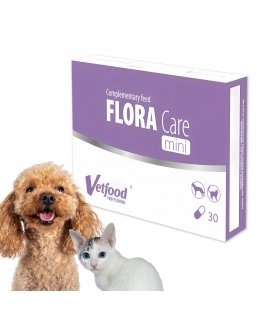 VetFood FloraCare ripulille koirille ja kissoille, 60 kapselia