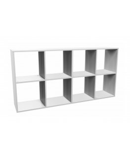 Topeshop MALAX 2X4 BIEL книжный шкаф для гостиной