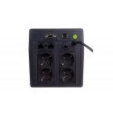 Digitus DN-170065 nepārtrauktas barošanas avots (UPS) Line-Interactive 0,8 kilovoltampērs 480 W 4 Ma