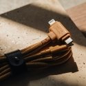 Native Union Belt Cable Duo USB kabelis 1,5 m USB C USB C/Lightning Dzeltens