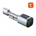 Avatto SDL-V1-S80 80mm sudrabains digitālais slēdzenes cilindrs Avatto SDL-V1-S80 80mm sudrabains digitālais slēdzenes cilindrs
