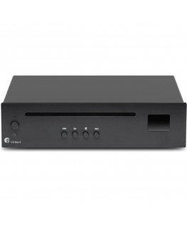 Pro-ject CD Box E - Minimalistinis CD grotuvas, juoda