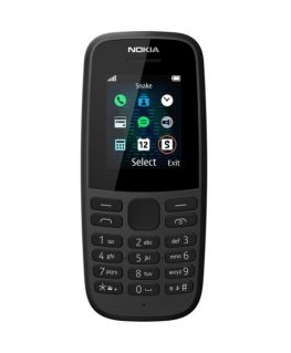 Nokia 105 (2019) 4,5 cm (1.77") 73,2 g musta Ominaisuuspuhelin