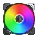 Montech HP140 ARGB PWM Kompiuterio korpusui Ventiliatorius 14 cm Juoda 1 vnt
