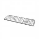 Hama KW-700 keyboard Office RF Wireless QWERTZ German Silver, White Hama KW-700 keyboard Office RF Wireless QWERTZ German Silver, White