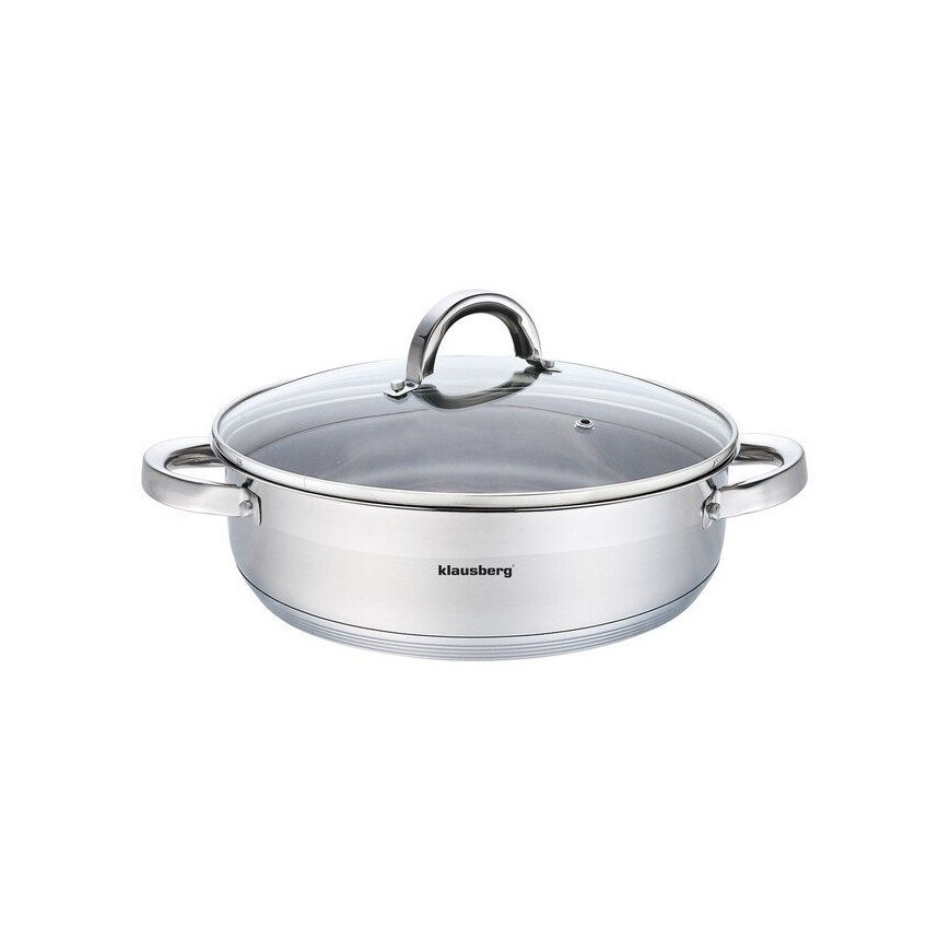 Klausberg 28 cm nerūsējošā tērauda katls