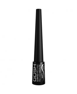Gosh, Slanted Pro, Liquid Eyeliner, 002, Matte Black, 3 ml