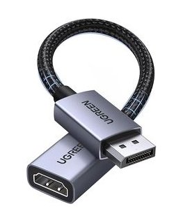 DisplayPort - HDMI -sovitin 4K@30Hz 0.2m DP133 UGREEN