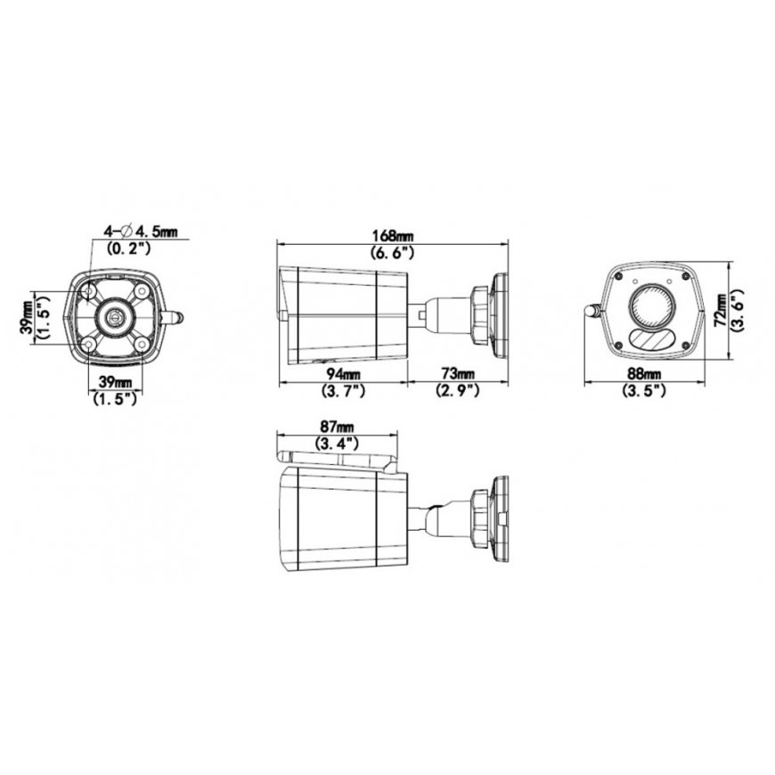 Uniview UNIARCH ārējā kamera, 2MP, Wi-Fi
