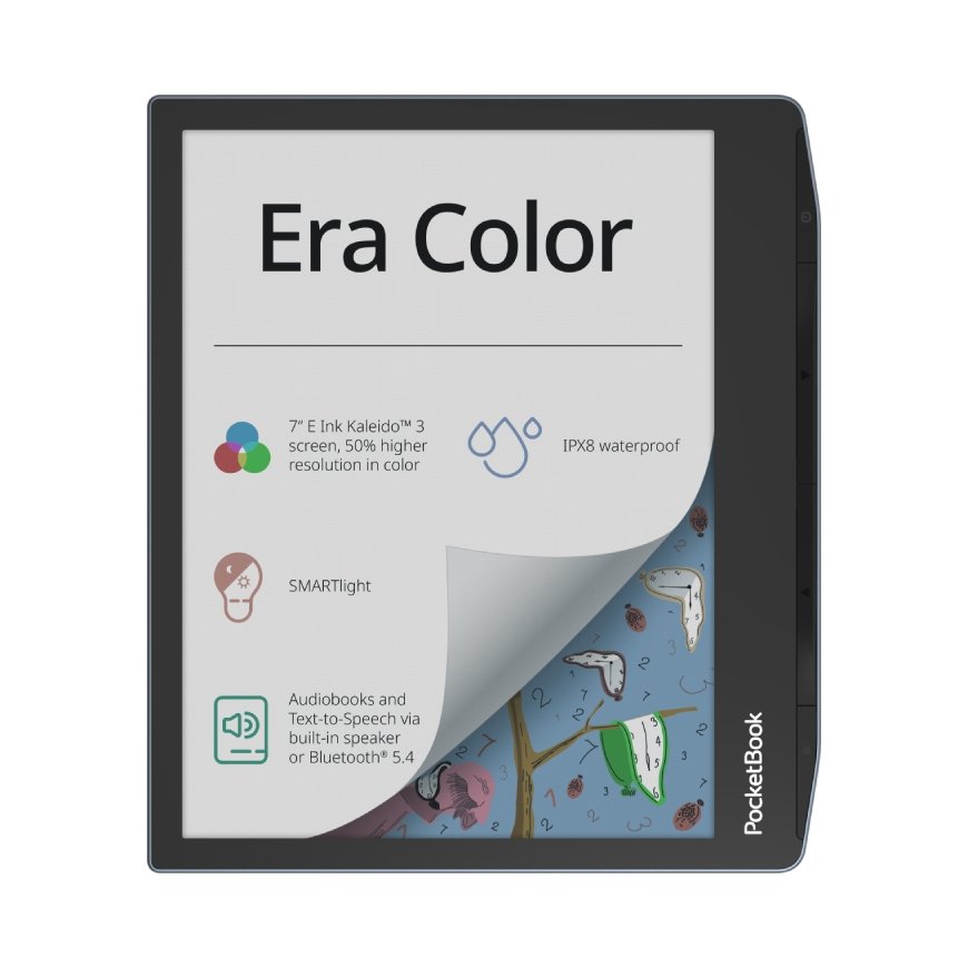 PocketBook Era Color e-book reader Touchscreen 32 GB Wi-Fi Black, Light Blue