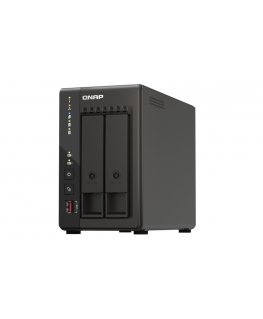 QNAP TS-253E NAS Tower Intel® Celeron® J6412 8 GB 0 TB QNAP QTS Melns