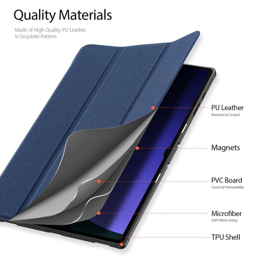 Dēklis Dux Ducis Domo Samsung X730/X730 Tab S11 tumši zils – 2
