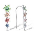 Серьги-подвески Guess Auksu dengti с кубическим цирконием Jardin JSBE04490JWYGT/U Серьги-подвески Guess Auksu dengti с кубическим цирконием Jardin JSBE04490JWYGT/U