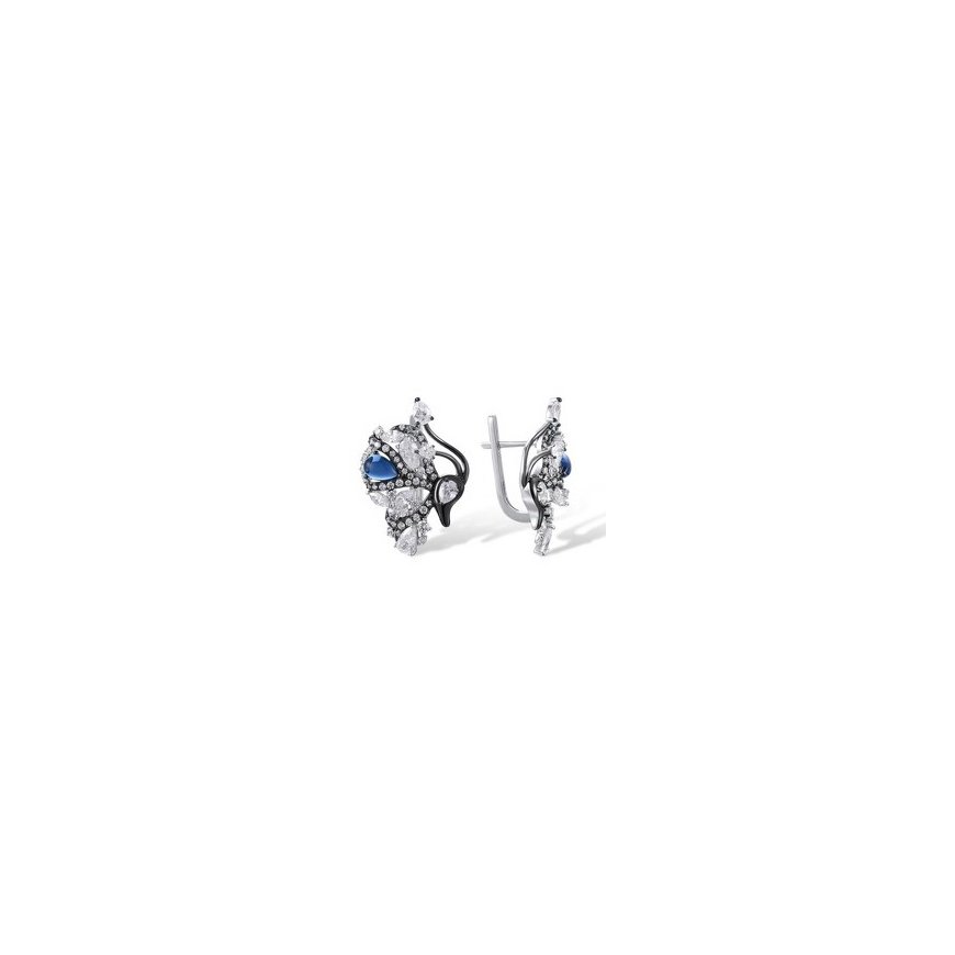 Guess Auksu dengti kabantys auskarai ar kubiskā cirkoniya Jardin JSBE04490JWYGT/U – 2