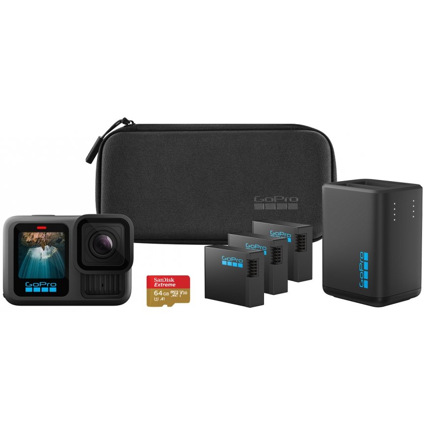 GoPro HERO13 Extended Power Bundle veiksmo-sporto kamera 27,6 MP 5.3K Ultra HD CMOS 25,4 / 1,9 mm (1
