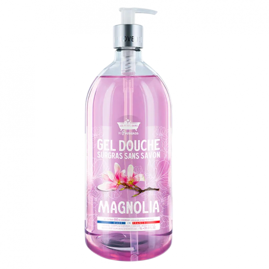 Les Petites Bains de Provence, Magnolia, Shower Gel, For Body, F