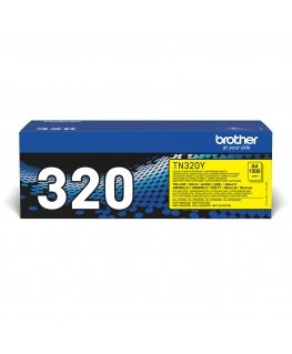 Brother TN-320Y tonerio kasetė 1 vnt Originalus Geltona