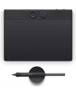 Wacom Intuos Pro Small – 2025 grafiskās planšete Melns 187 x 105 mm USB/Bluetooth