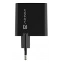 NATEC NUC-2143 mobile device charger Universal Black AC Fast charging Indoor