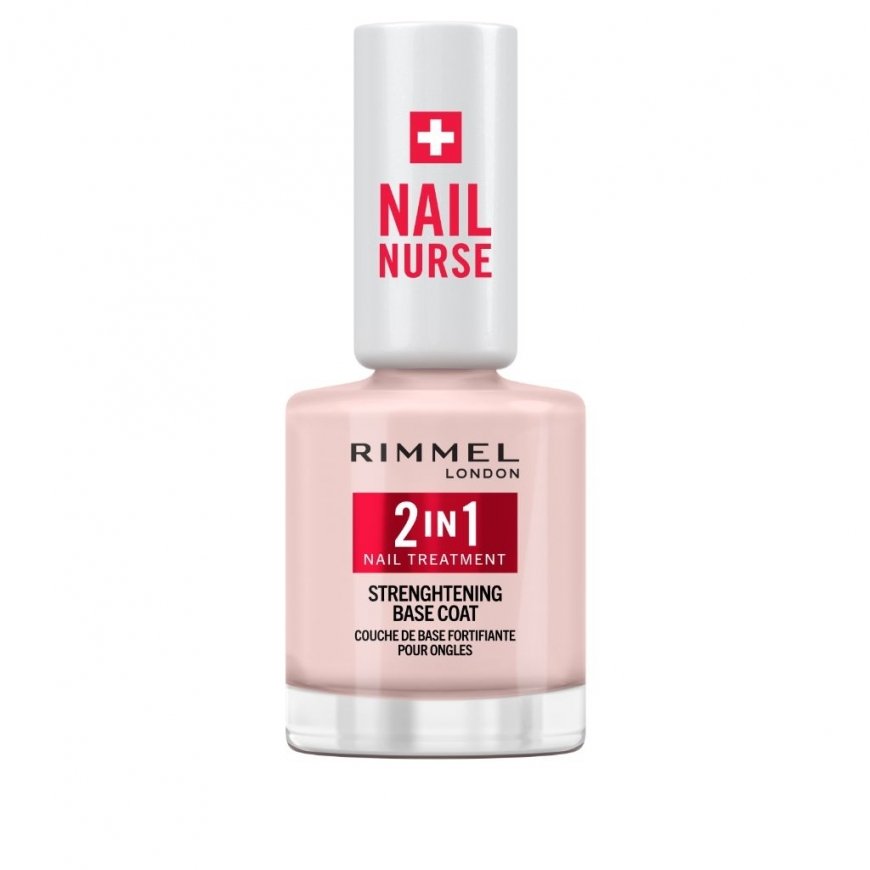 Rimmel Nail Nurse 2 in 1 Nagų stiprinimo priemonė 12 ml