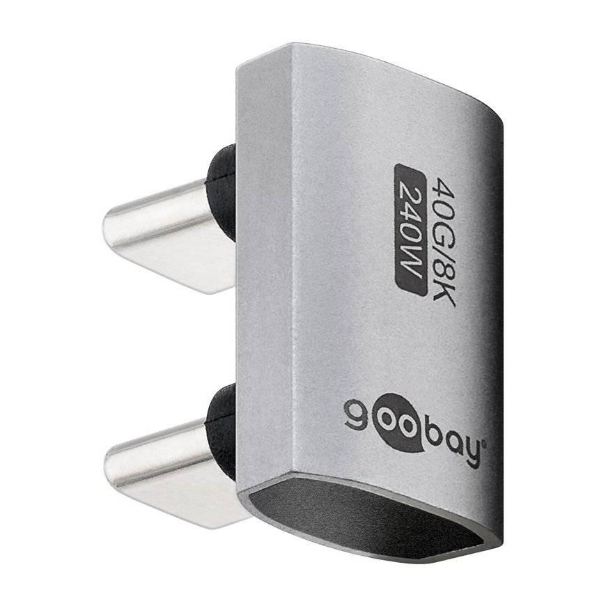 Goobay 74446 kaabli soomuutja USB-C Hõbe