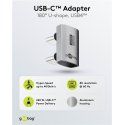 Goobay 74446 kabeļu spraudņu pāreja USB-C Sudrabs Goobay 74446 kabeļu spraudņu pāreja USB-C Sudrabs
