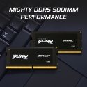Kingston Technology FURY Impact atminties modulis 32 GB 2 x 16 GB 4800 MT/s Kingston Technology FURY Impact atminties modulis 32 GB 2 x 16 GB 4800 MT/s
