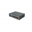 Mikrotik hEX S laidinis maršrutizatorius Gigabitinis eternetas Juoda Mikrotik hEX S laidinis maršrutizatorius Gigabitinis eternetas Juoda