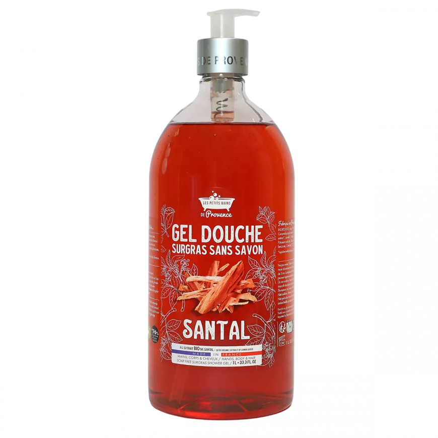 Les Petites Bains de Provence, Santal, Shower Gel, For Body, Fac