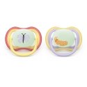 Philips AVENT SCF376/25 lutt Öiseks kasutamiseks imikulutt Ortodontiline Silikoon Mitmevärviline