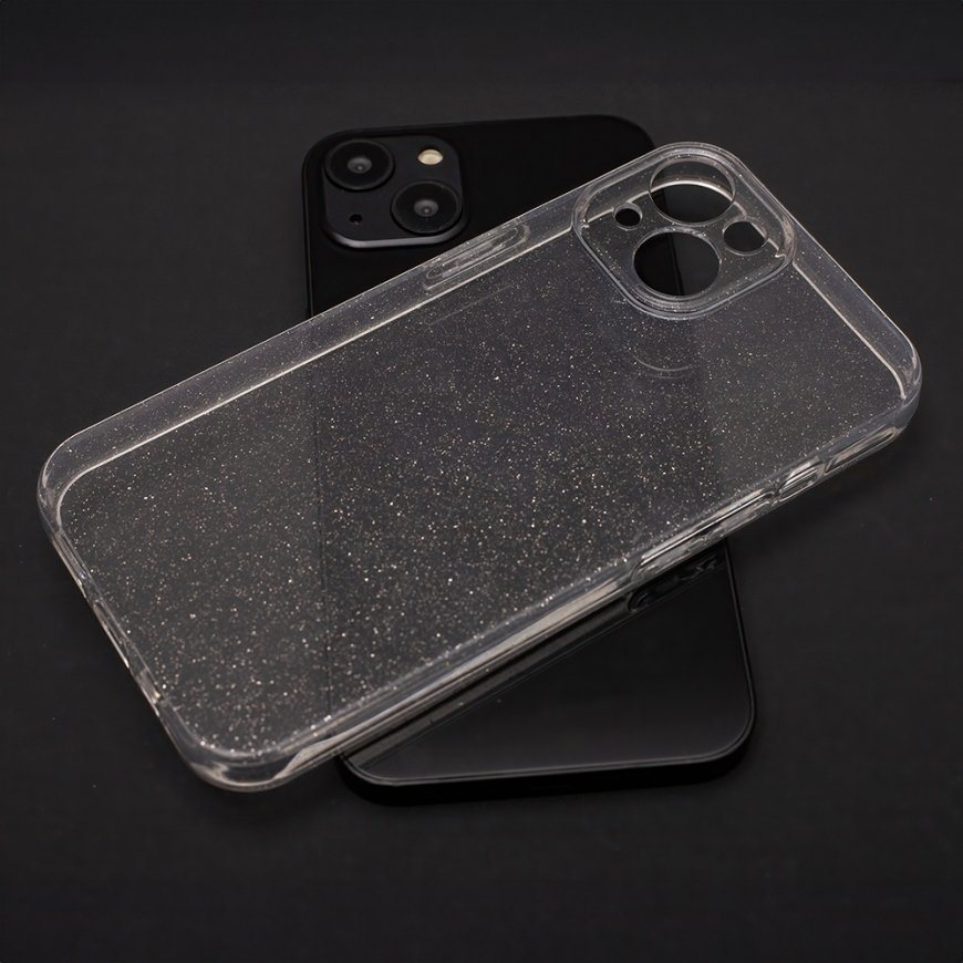iPhone 17 Pro silikoonist sära juhtum, läbipaistev