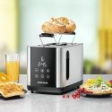 Rommelsbacher TO 850 tosteris 9 2 šķēle (-s) 850 W Melns, Nerūsējošs tērauds