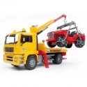 BRUDER MAN TGA Breakdown truck with cross country vehicle BRUDER MAN TGA Breakdown truck with cross country vehicle