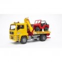 BRUDER MAN TGA Breakdown truck with cross country vehicle BRUDER MAN TGA Breakdown truck with cross country vehicle