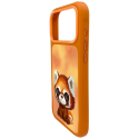 Etui Nimmy Big Eyed Pet 2.0 Raccoon do iPhone 17 Pro pomarańc Etui Nimmy Big Eyed Pet 2.0 Raccoon do iPhone 17 Pro pomarańc