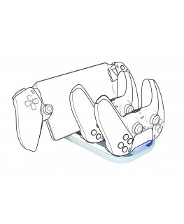 Bigben Interactive PS5TRIPLECHARGER gaming controller accessory Charging stand