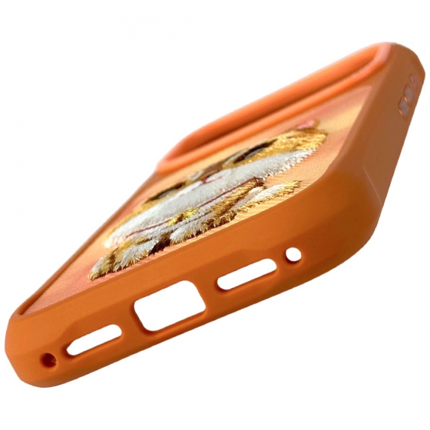 Etui Nimmy Big Eyed Pet 2.0 Cat do iPhone 17 Pro pomarańc – 2