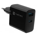 NATEC NUC-2145 mobile device charger Universal Black AC Fast charging Indoor