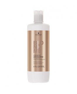 Schwarzkopf BlondMe Premium Developer 6% juukseid blondeeriv toode 1000 ml Pudel