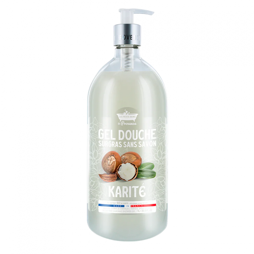 Les Petites Bains de Provence, Karite, Shower Gel, For Sensitive