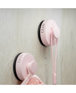 Glov "Hookie Pookie" strong suction bathroom hook, pink
