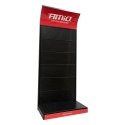 Steel display with hooks, 20 single & 30 double Steel display with hooks, 20 single & 30 double